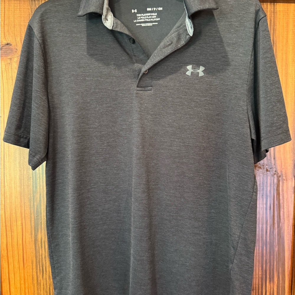 Under Armour Black Performance Polo Shirt